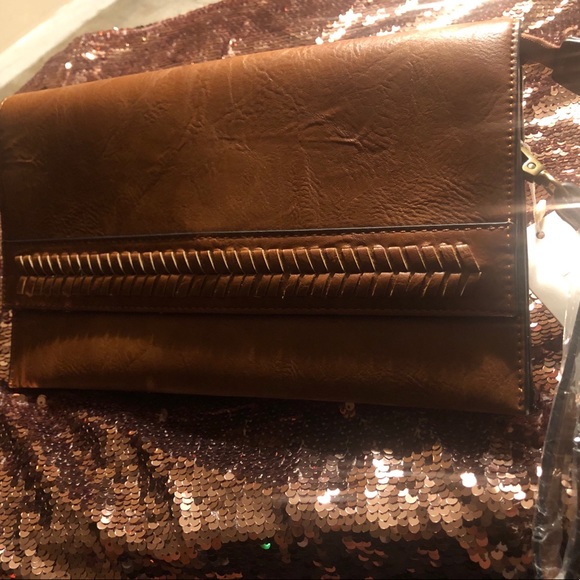 Cognac Faux Leather 3 in 1! - Picture 2 of 6